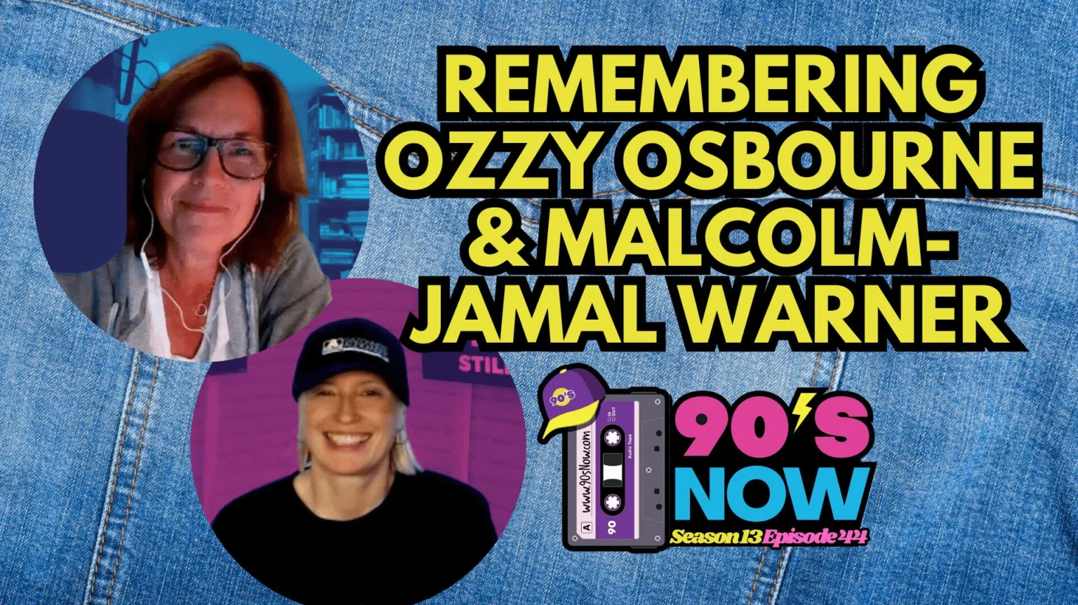 Malcolm-Jamal Warner & Ozzy Osbourne.
