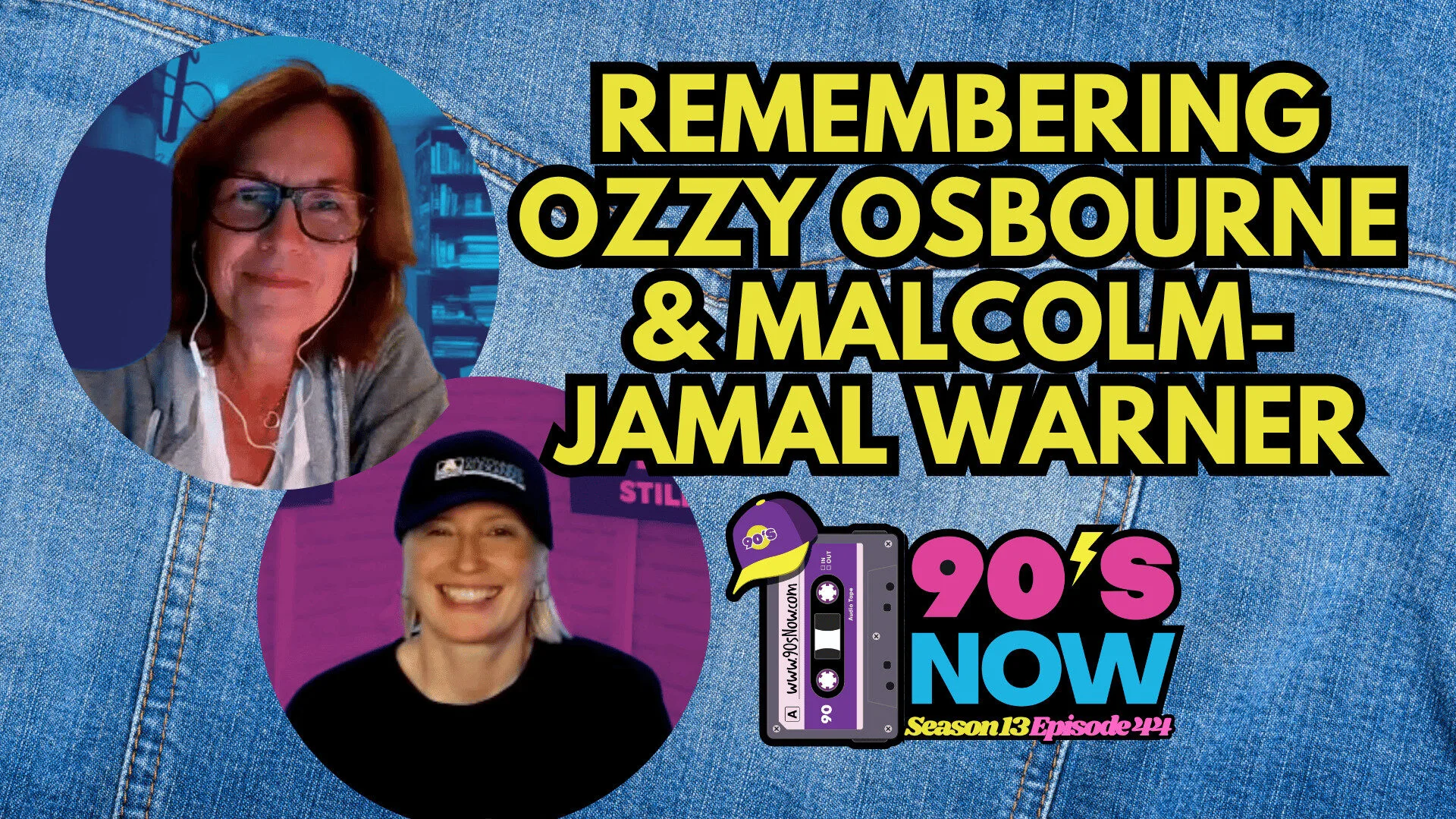 Malcolm-Jamal Warner & Ozzy Osbourne.
